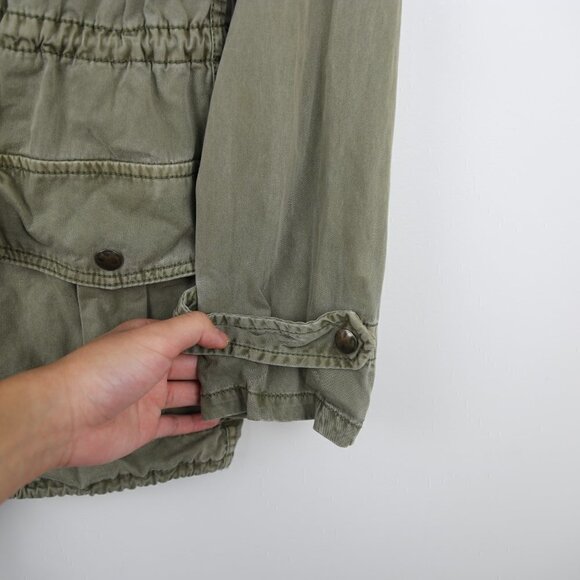 Talula Trooper Jacket Lived-in Utility Azure Skies in Dark Olive Green Size XS - Picture 5 of 9